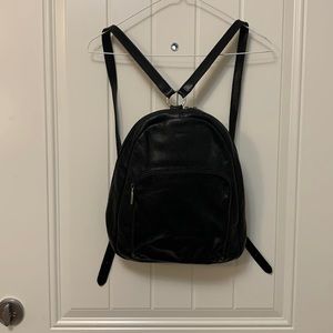 Small Leather Backpack